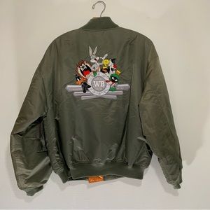 WARNER BROS. Vintage 1998 jacket Looney Tunes embroidered